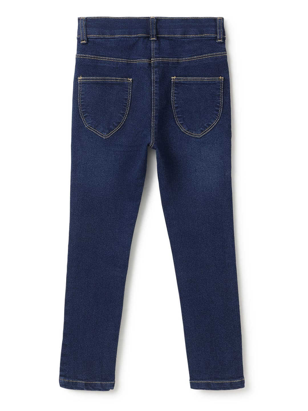 TALES & STORIES Girls Slim Fit Washed Stretchable Denim Jeans