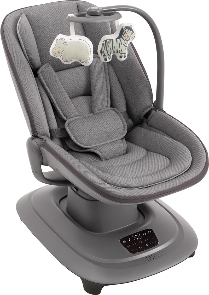 Mastela Deluxt Multi-Motion Baby Cradle Dark Grey Birth+ to 36M