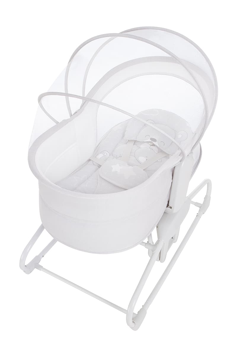 Mastela 4 in 1 Swing & Bassinet Grey Birth+ to 36M