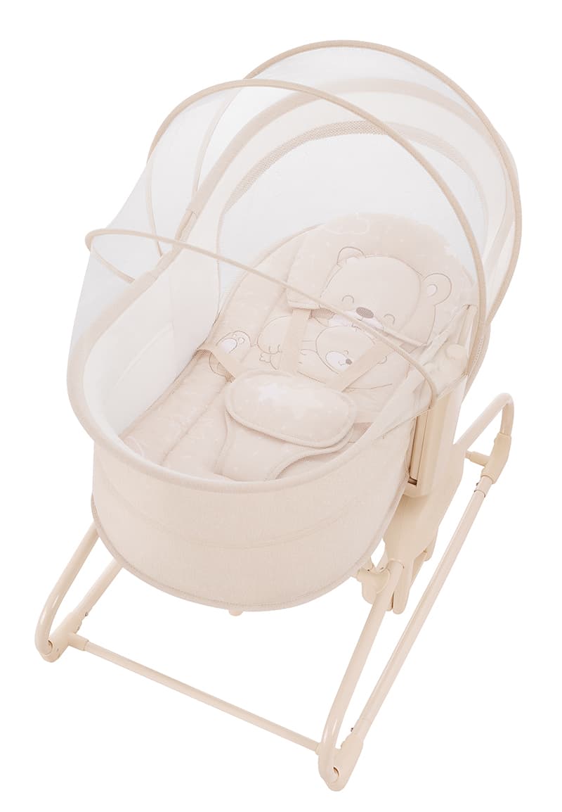 Mastela 4 in 1 Swing & Bassinet Grey Birth+ to 36M