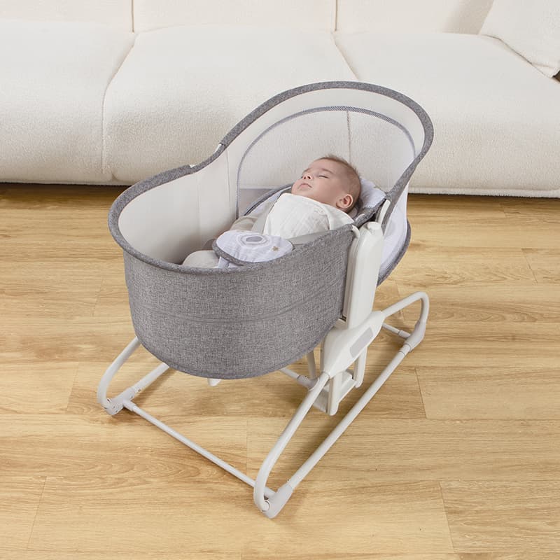 Mastela 4 in 1 Swing & Bassinet Grey Birth+ to 36M