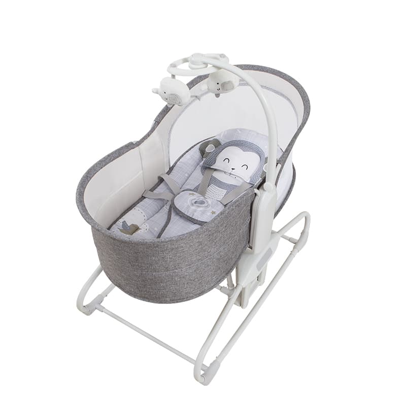 Mastela 4 in 1 Swing & Bassinet Grey Birth+ to 36M