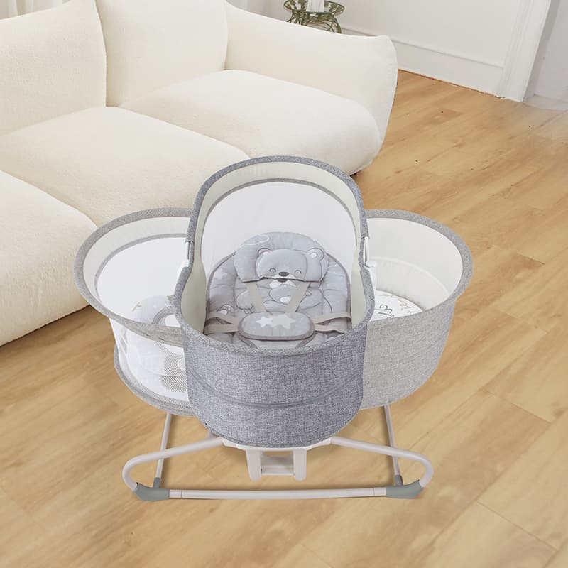 Mastela 4 in 1 Swing & Bassinet Lt. Grey Birth+ to 36M