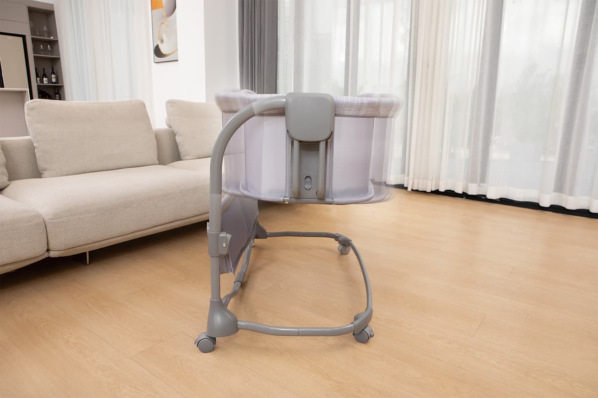 Mastela Deluxe 3in 1 Swing & Bassinet Strips Birth+ to 36M
