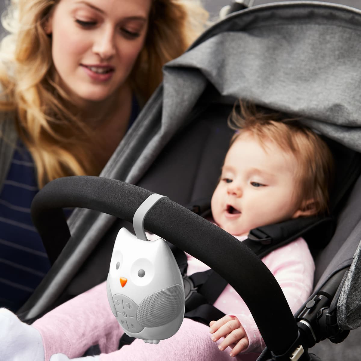 Skip Hop Stroll And Go Portable Baby Soother Owl Birth+ to 24M