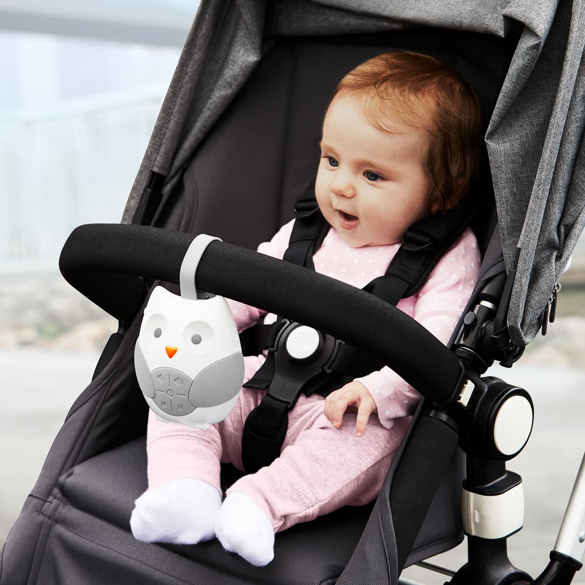 Skip Hop Stroll And Go Portable Baby Soother Owl Birth+ to 24M