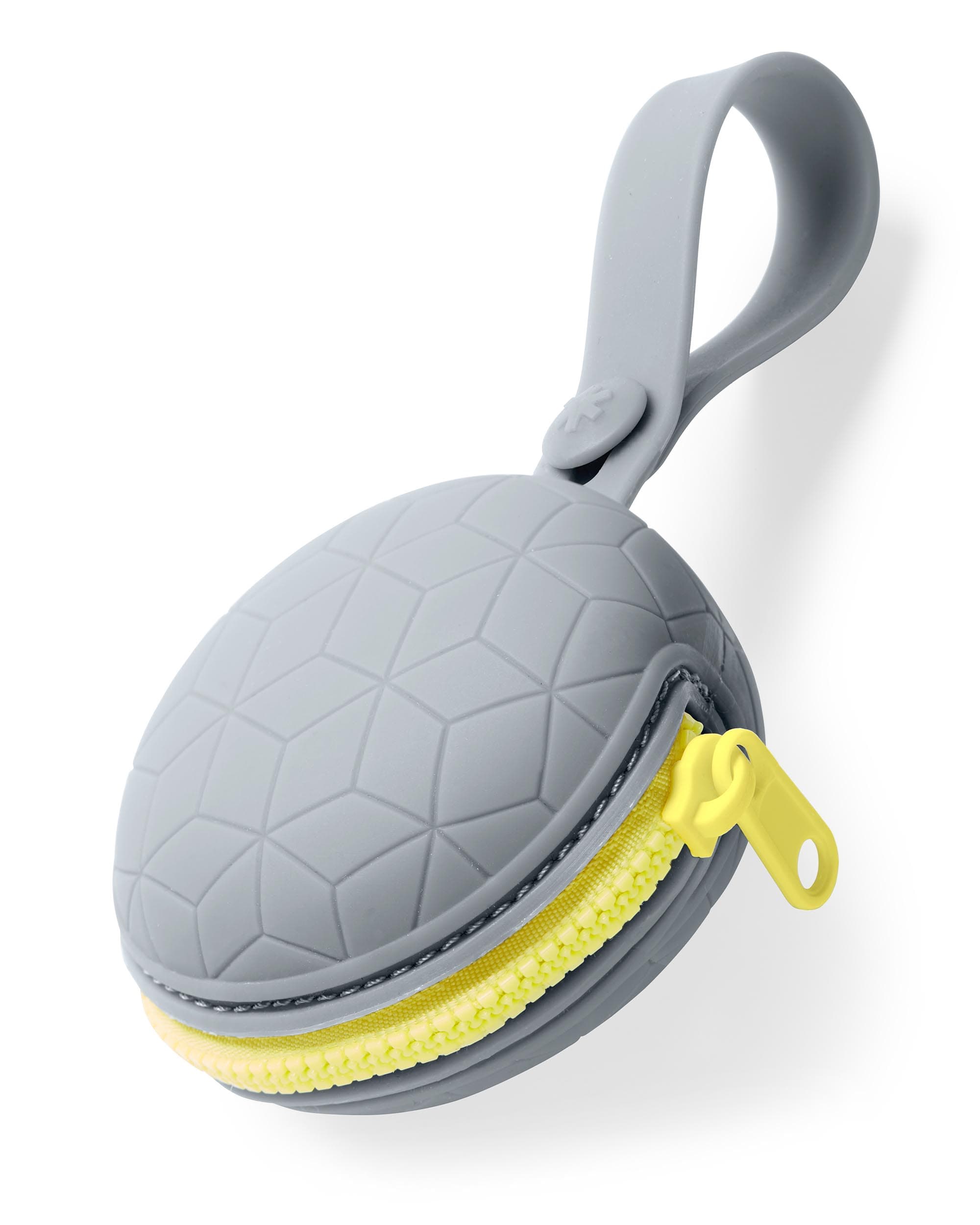 Skip Hop Grab & Go Silicone Pacifier Holder Grey Birth to 24 M