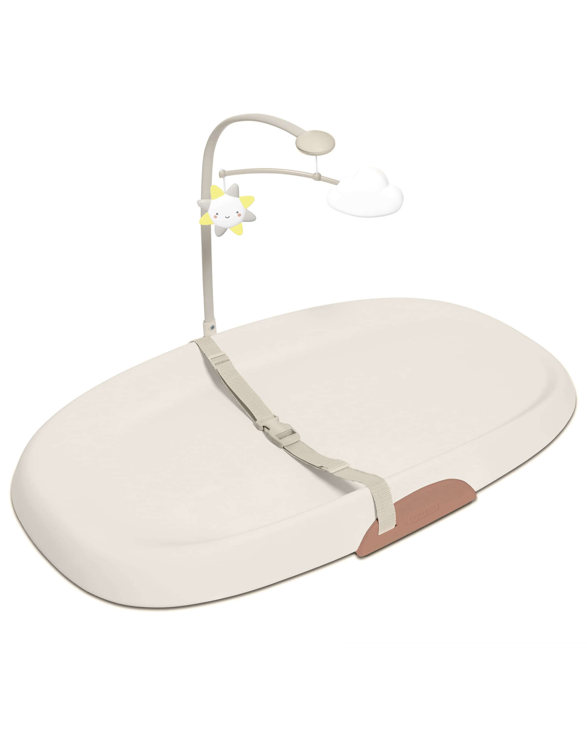 Skip Hop Nursery Style Wipe-Clean Changing Pad Oat Birth+ to 24M