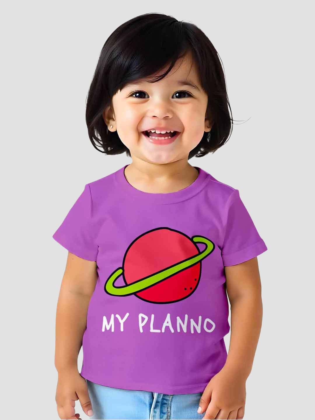 Girls MyPlanno Lavender Tshirt 3YR