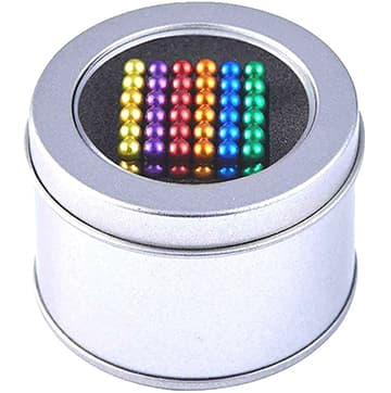 216 Ball with 8 Color, Magic 216 Pieces Ball, Pet Training Indoor Outdoor Magic Ball for Kids ( Multi Color) Multipurpose Office Magnets Pack of 1