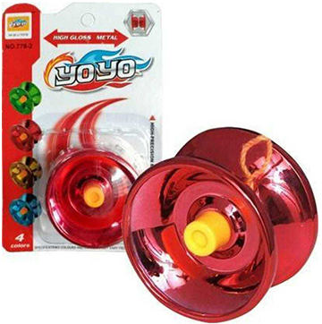 High Gloss Metal YoYo Diecast Speed Spinner (Red)