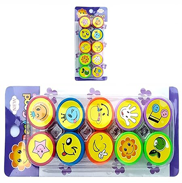 Smiley Emoji Stamps Set