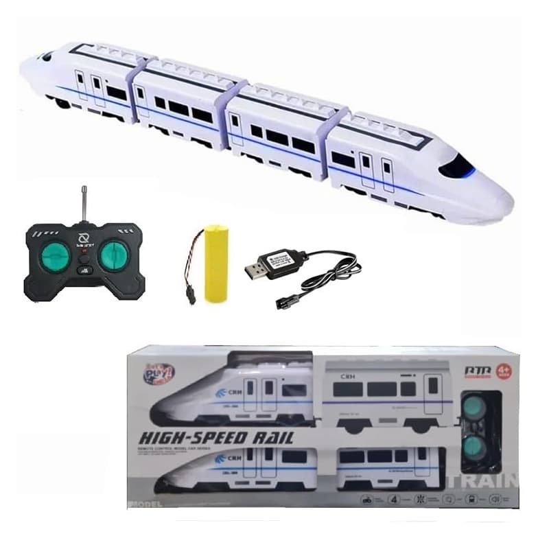 HIGH-SPEED RAIL (Remote control model car series) | Train Toy Set for Kids | Battery Operated Track Railway Train | Train Sets