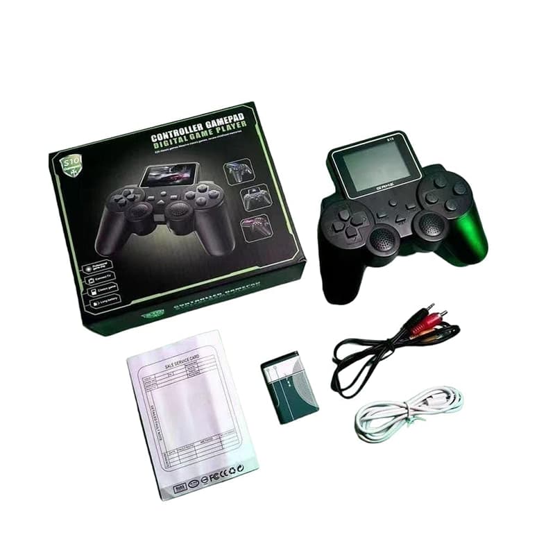 S10 Game Console Box: Wireless Gamepad & 520 Games Black Edition (Code in the Box - for PSP)