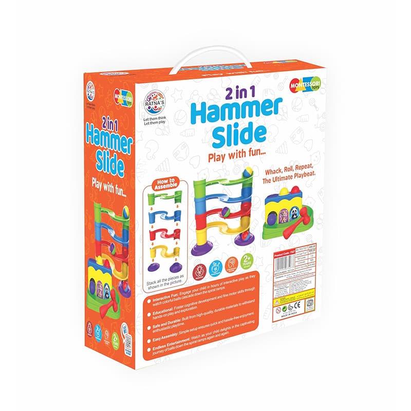 Ratna's 2 In 1 Hammer Slide, Play With Fun...