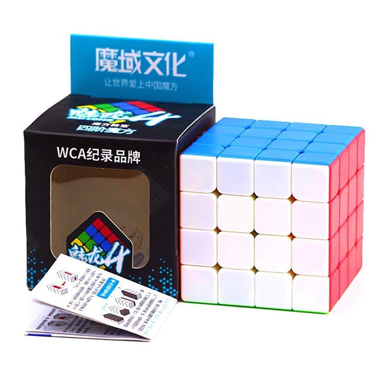 4x4 High Speed Stickerless Cube Puzzle Game Toy