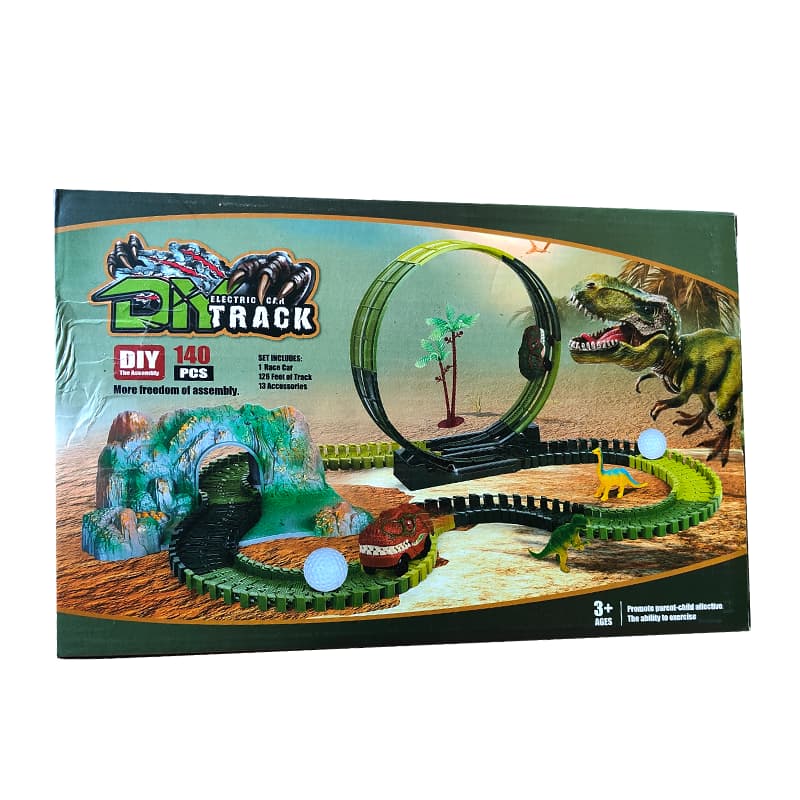 Toys DIY Electric Dinosaur Track Set