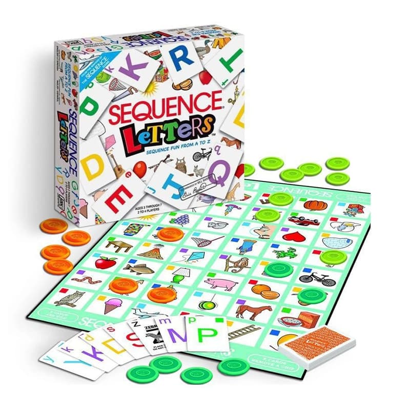 Ultimate Sequence Letters Educational board game