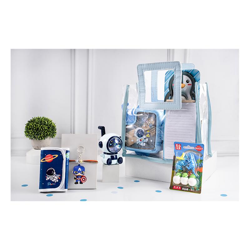 Ilearnngrow Blue Bag Space Hamper