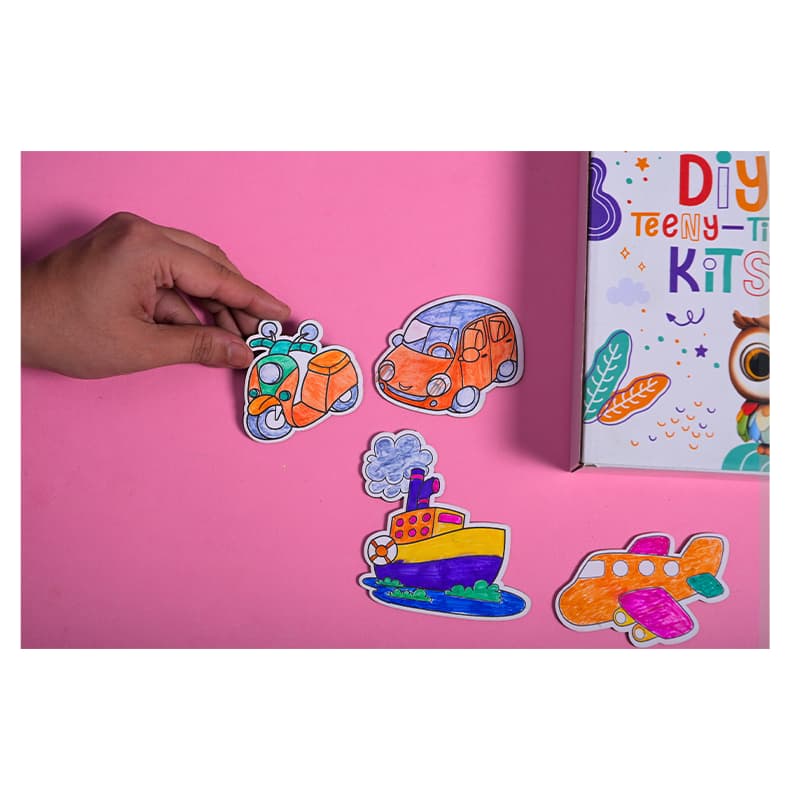 ilearnngrow Teeny Tiny DIY Transport Painting Kit