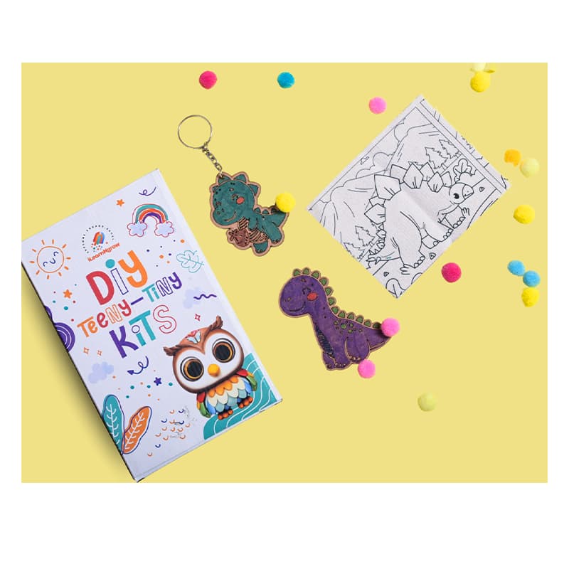 ilearnngrow Teeny Tiny DIY Dino Painting Kit