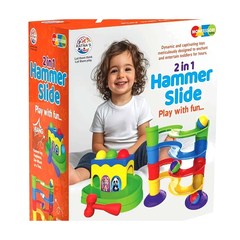 Ratna's 2 In 1 Hammer Slide, Play With Fun...