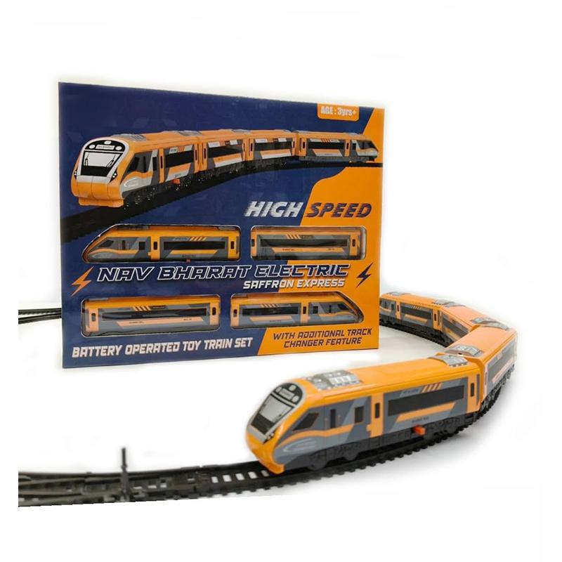 High Speed Nav Bharat Electric Saffron Express Centy Train Toy