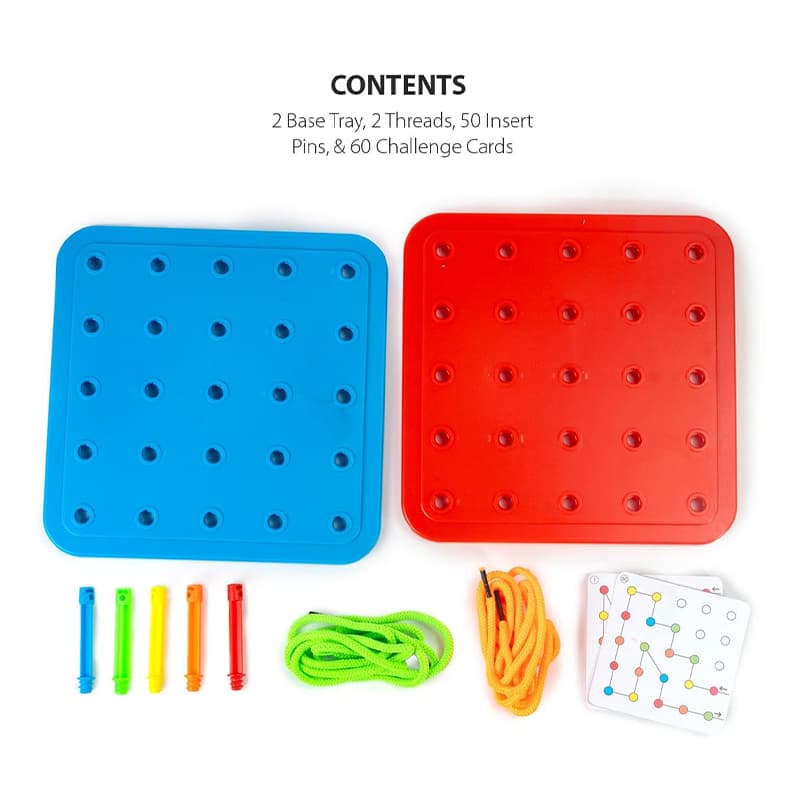 Ratnas Thread challenge fun and competitive game | Board Game for Kids & Family | Strategy Fun Indoor Game | Board Games