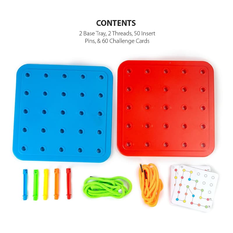 Ratnas Thread challenge fun and competitive game | Board Game for Kids & Family | Strategy Fun Indoor Game | Board Games
