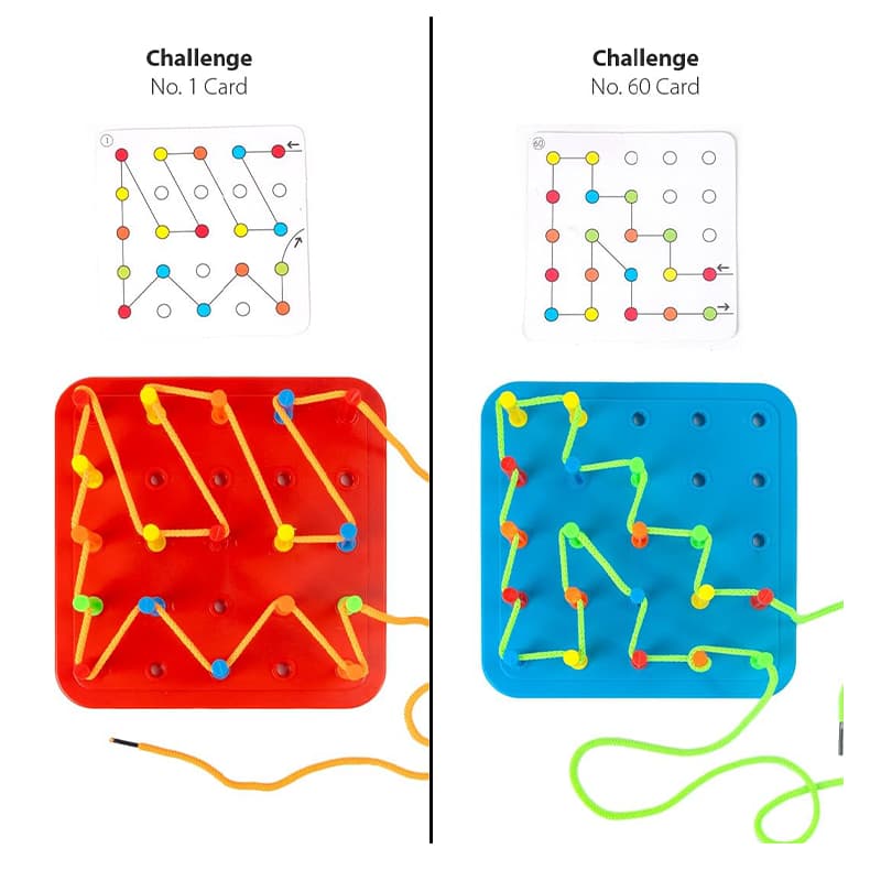 Ratnas Thread challenge fun and competitive game | Board Game for Kids & Family | Strategy Fun Indoor Game | Board Games