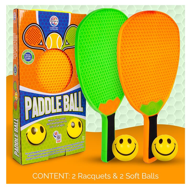 Ratnas Paddle Ball | Sports Toy for Kids | Outdoor Fun Activity Sports Set | Sports Toys