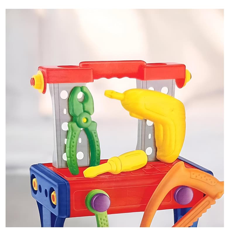 mamma mia Mechanic Counter (33Pcs) | Role Play Toy Set for Kids | Pretend Play Kitchen Doctor Kit | Role Play