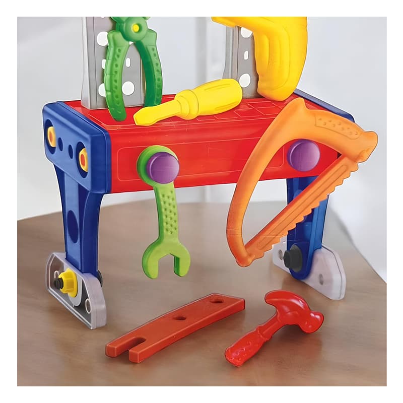 mamma mia Mechanic Counter (33Pcs) | Role Play Toy Set for Kids | Pretend Play Kitchen Doctor Kit | Role Play