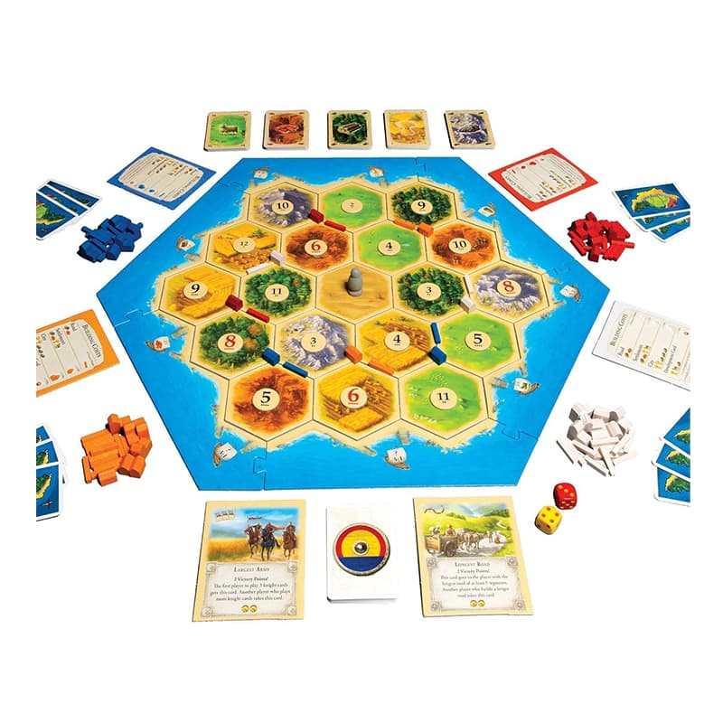 Catan Trade Build Settle Educational Board Games | Board Game for Kids & Family | Strategy Fun Indoor Game | Board Games