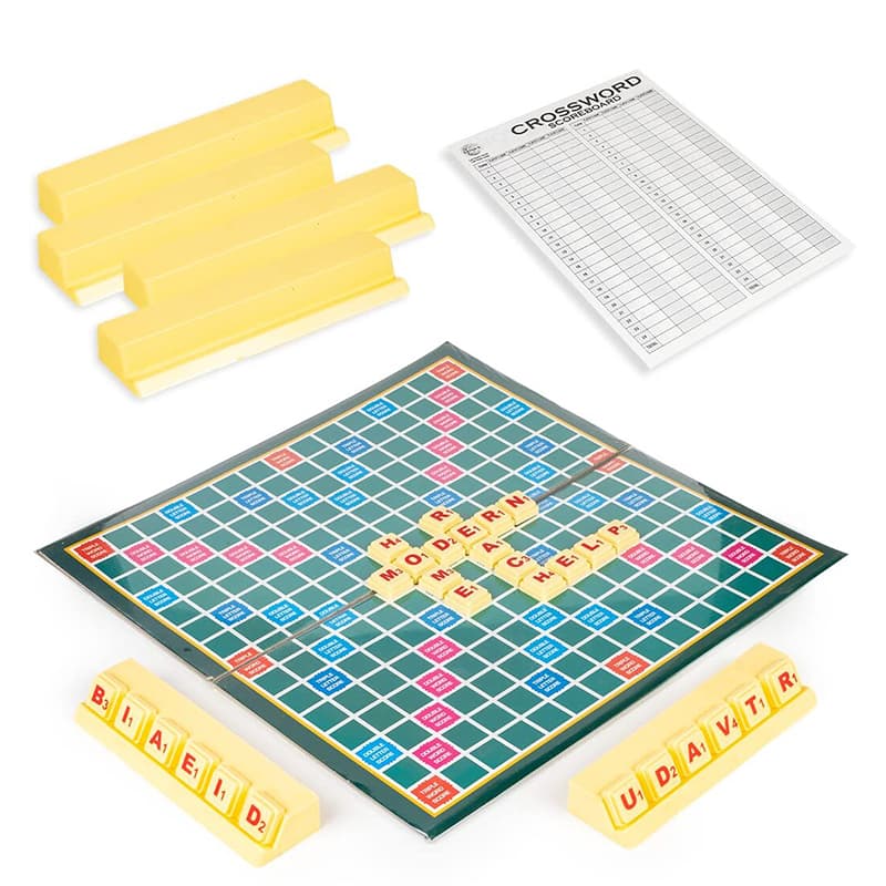 Ratnas Premium CrossWord Educational Word Game for Kids | Board Game for Kids & Family | Strategy Fun Indoor Game | Board Games