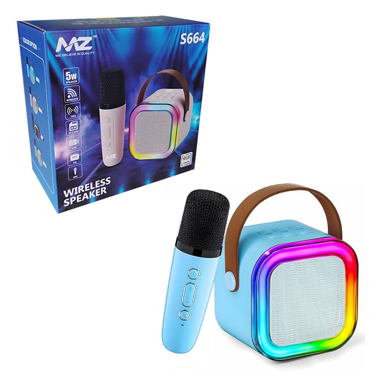 Karaoke Series MZ S664 Wireless Speaker (Blue)