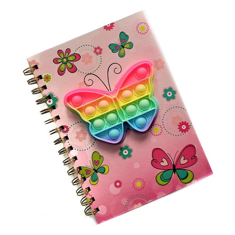 Butterfly Pop It Diary | Diary Notebook for Kids | Writing Journal Notebook for Children | Notebooks