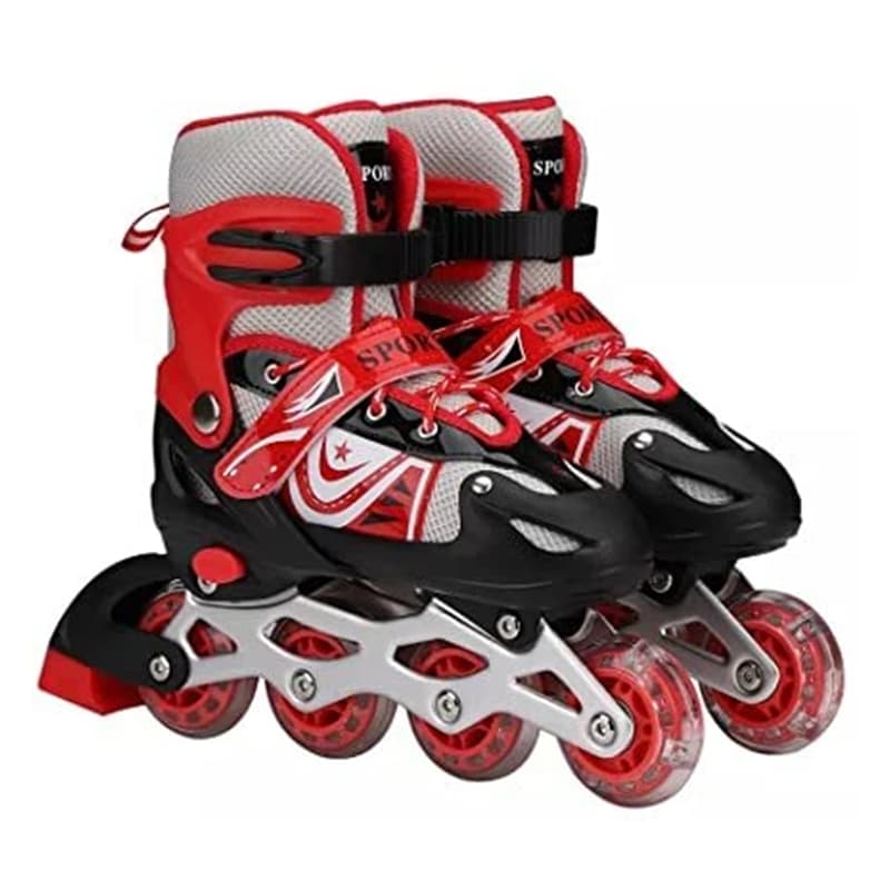 Skating In-line for Kids | Red Color | Outdoor Games Toy | Skating