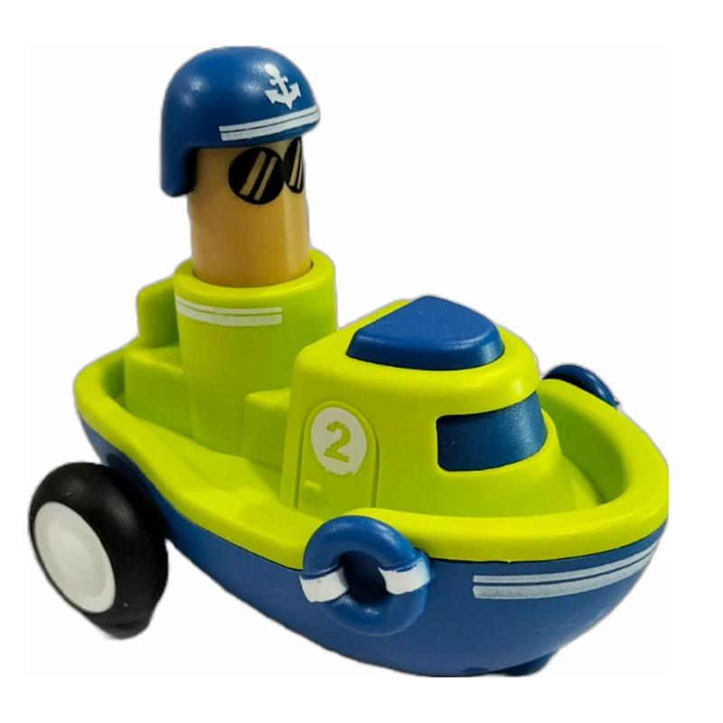 Press & Go Vehicle (Green) | Train Toy Set for Kids | Battery Operated Track Railway Train | Train Sets