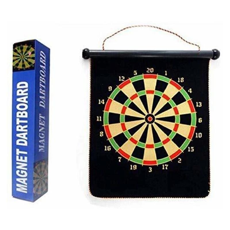 Magnet dartboard(15 inch) - Black | Board Game for Kids & Family | Strategy Fun Indoor Game | Board Games