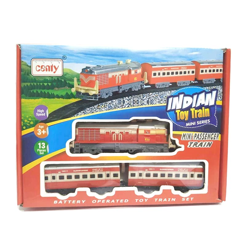 MINI PASSENGER TOY TRAIN SET (RED)
