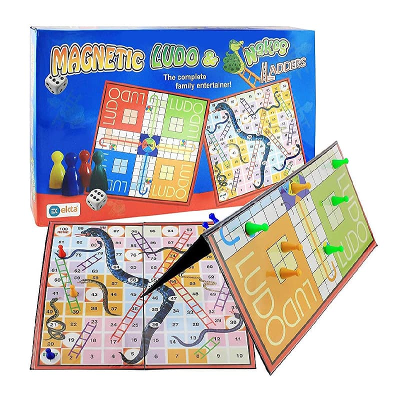 Ekta Magnetic Ludo & Snakes