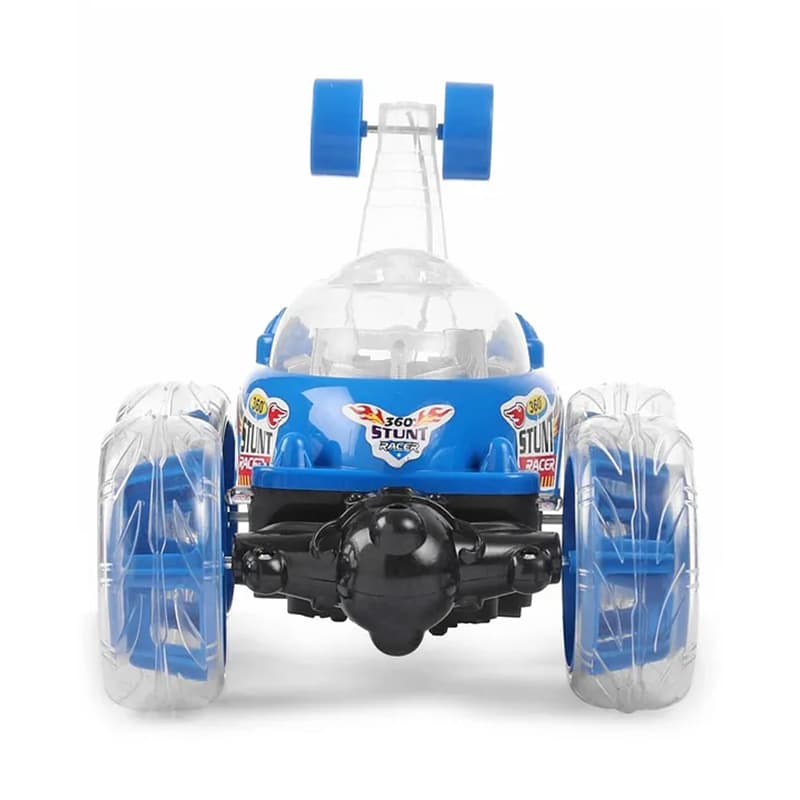 Wonder Toys Remote Control Stunt Car (Light & Sound) (Blue) | Remote Control Toy for Kids | RC Rechargeable Battery Operated Toy | RC Toys