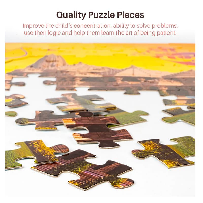 Ratnas Ayodhya Ram Mandir Jigsaw Puzzle | Puzzle for Kids | Brain Development Jigsaw Puzzle | Puzzles