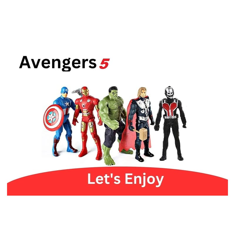 Combo Avenger 4 Action Figures Set of 5 Avenger 2 Action Figures Set of 5 set of 2