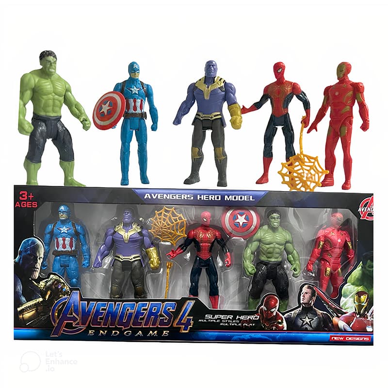 Combo Avenger 4 Action Figures Set of 5 Avenger 2 Action Figures Set of 5 set of 2