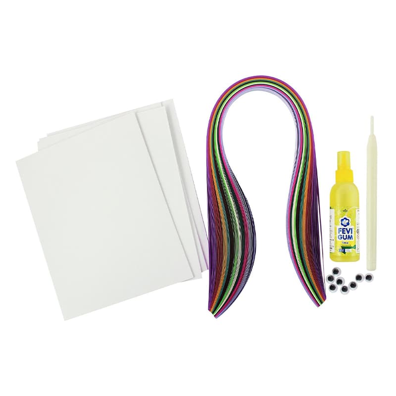 Ultimate Sparkle Nail Art Salon Kit and Paper Quilling Greeting Card combo
