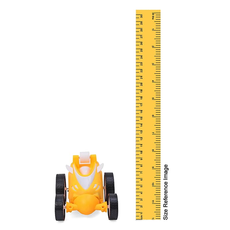 ToysNus 1:24 scale 360 degree Radio Control Stunt car (Yellow) | Remote Control Toy for Kids | RC Rechargeable Battery Operated Toy | RC Toys