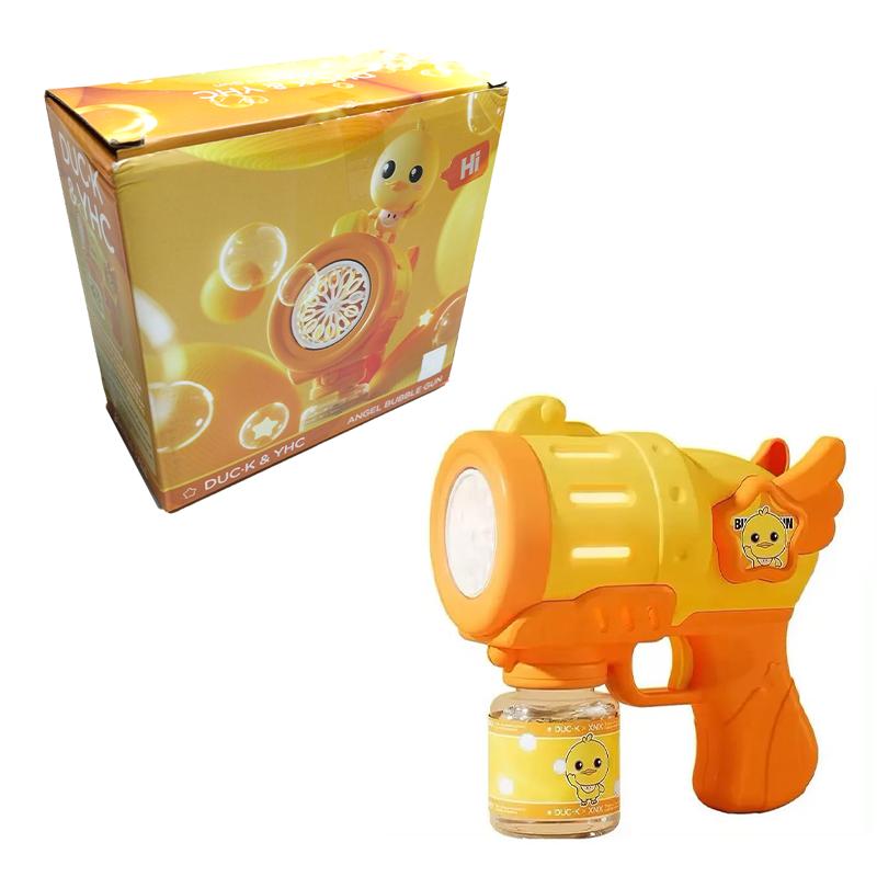 BigFun Toys Duck Angel Bubble Gun Toy for Kids(Yellow) | Toy Gun for Kids | Soft Bullet Blaster Shooter Toy | Toy Guns