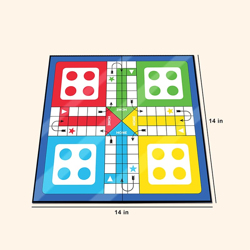 Basketball Set with Hanging Board, Ring Net, Ball and Snakes & ladder with ludo Combo